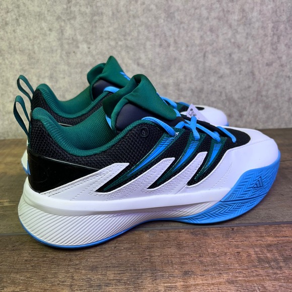Adidas Dame Certified 3 Low Basketball Shoes White/Green/Blue Size 5.5 NWOB - Picture 5 of 10